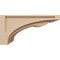 Ekena Millwork 12"W x 24"D x 12"H Wide Viola Rough Cedar Woodgrain TimberThane Corbel, Primed Tan CORUR12X24X12VIORCPR - alternate 3